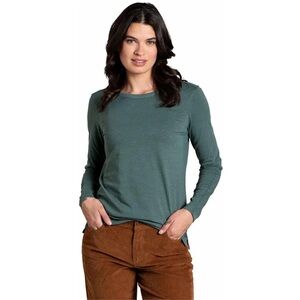 NWT Toad & Co. Primo Green Long Sleeve TShirt Tee - L